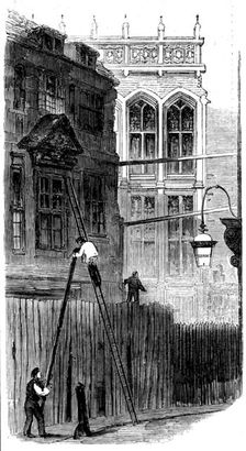 Old House in Fetter-Lane, 1858. Creator: Unknown