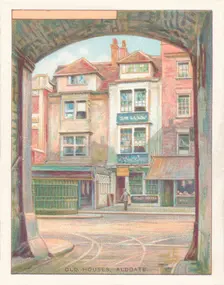 Old Houses, Aldgate 1929