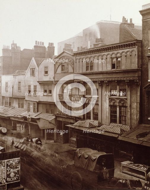 Old Houses, Aldgate, c1883. Creator: Henry Dixon & Son.