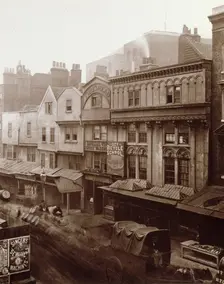 Old Houses, Aldgate, c1883. Creator: Henry Dixon & Son