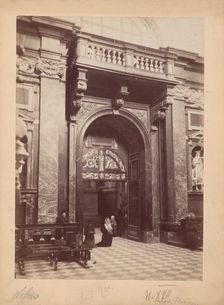 Old houses at the Church of St Michael, Vilnius, 1895-1905. Creator: Stanislaw Filibert Fleury