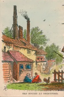 Old Houses at Brentford 19th century? Creator: Unknown