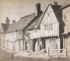 Old Houses at Kenilworth, 1810-15. Creator: David Cox the Elder