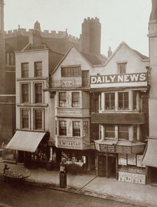 Old Houses, Fleet Street, c1884. Creator: Henry Dixon & Son