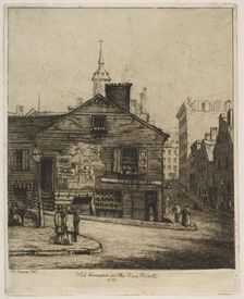 Old Houses in the "Five Points", 1870 (from Scenes of Old New York), 1871. Creator: Henry Farrer