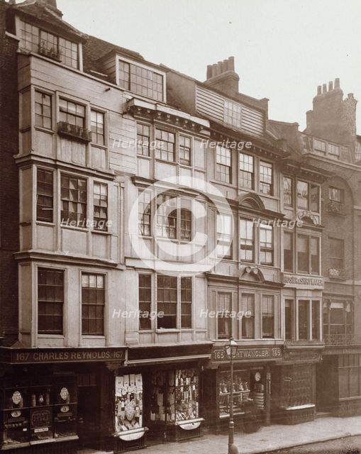 Old Houses in the Strand, c1886. Creator: Henry Dixon & Son.