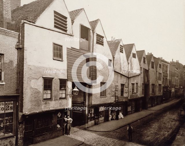 Old Houses in Bermondsey Street, c1881. Creator: Henry Dixon & Son.