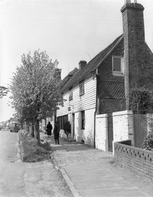 Old houses in Church Square, Rye, Sussex, c1955. Creator: Arthur Charles Kirby Ware