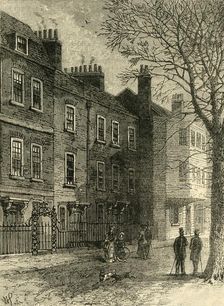 Old Houses in Church Row c1876. Creator: Unknown