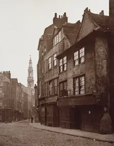 Old Houses in Drury Lane, c1876. Creator: Alfred & John Bool