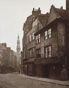 Old Houses in Drury Lane, c1876. Creator: Alfred & John Bool