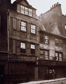 Old Houses in Drury Lane, c1876. Creator: Alfred & John Bool