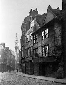 Old houses in Drury Lane, Camden, London. Creator: Unknown