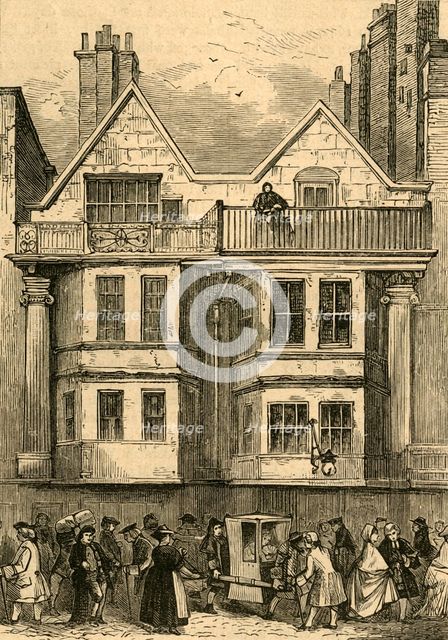 'Old Houses in Fleet Street, near St. Dunstan's Church, now rebuilt', (1897). Creator: Unknown.