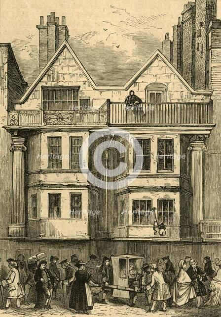 'Old Houses in Fleet Street, near St. Dunstan's Church, now rebuilt', (1897). Creator: Unknown.