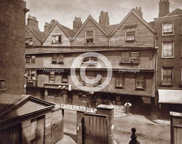 Old Houses in Gray's Inn Lane, c1878. Creator: Alfred & John Bool.