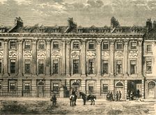 Old Houses in Great Queen Street, South Side, 1850 (1881). Creator: Unknown