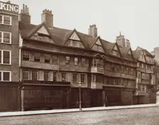 Old Houses in Holborn, c1878. Creator: Alfred & John Bool