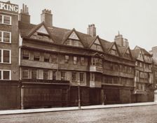 Old Houses in Holborn, c1878. Creator: Alfred & John Bool
