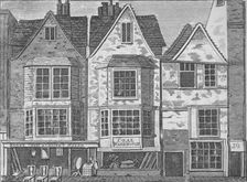 Old houses in St John Street, Clerkenwell, London, c1811 (1911)