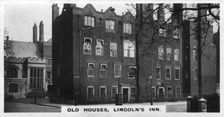 Old Houses, Lincoln's Inn London, c1920s