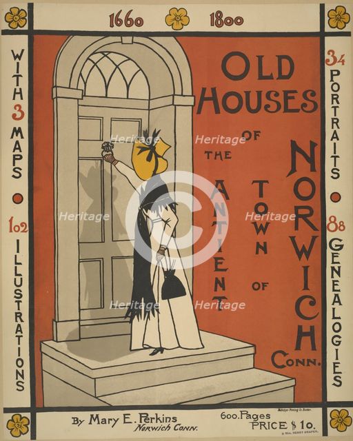 Old houses of the antient [sic] town of Norwich Conn, c1895 - 1911. Creator: Unknown.