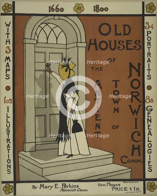 Old houses of the antient [sic] town of Norwich Conn, c1895 - 1911. Creator: Unknown.