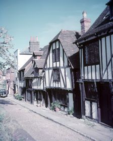 Old houses, Rye, Sussex, c1955. Creator: Arthur Charles Kirby Ware
