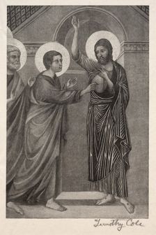 Old Italian Masters: The Incredulity of St. Thomas, 1888-1892. Creator: Timothy Cole (American, 1852-1931)