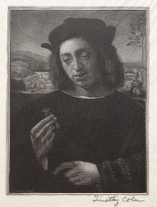 Old Italian Masters: A Goldsmith, 1888-1892. Creator: Timothy Cole (American, 1852-1931)