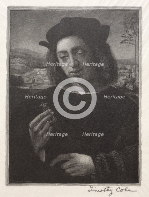 Old Italian Masters: A Goldsmith, 1888-1892. Creator: Timothy Cole (American, 1852-1931).