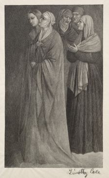 Old Italian Masters: Group, 1888-1892. Creator: Timothy Cole (American, 1852-1931)