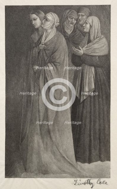 Old Italian Masters: Group, 1888-1892. Creator: Timothy Cole (American, 1852-1931).