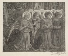 Old Italian Masters: Group of Angels, 1888-1892. Creator: Timothy Cole (American, 1852-1931)