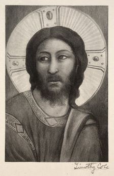 Old Italian Masters: Head of Christ, 1888-1892. Creator: Timothy Cole (American, 1852-1931)
