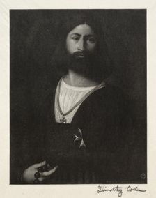 Old Italian Masters: Knight of Malta, 1888-1892. Creator: Timothy Cole (American, 1852-1931)