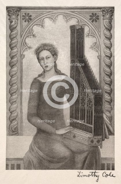 Old Italian Masters: Music, 1888-1892. Creator: Timothy Cole (American, 1852-1931).