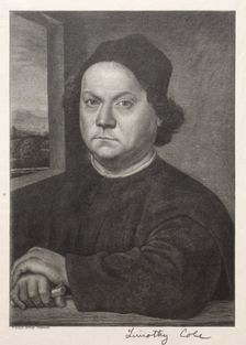 Old Italian Masters: Portrait of Andrea Verrocchio, 1888-1892. Creator: Timothy Cole (American, 1852-1931)