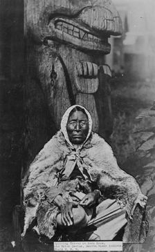 Old Indian witch doctor, between 1900 and 1930. Creator: Frank G. Carpenter