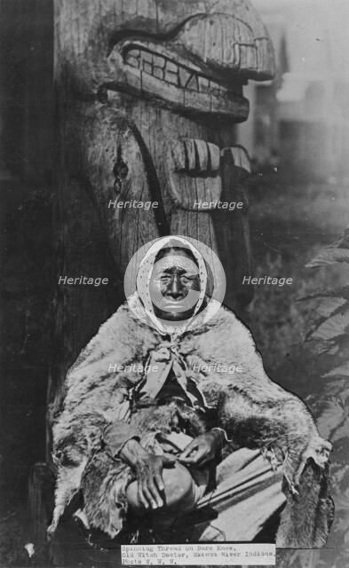 Old Indian witch doctor, between 1900 and 1930. Creator: Frank G. Carpenter.