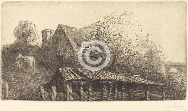 Old Inn (Une ancienne auberge). Creator: Alphonse Legros.
