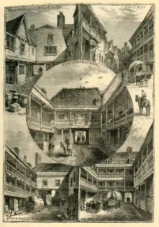 Old Inns in Southwark (c1878). Creator: Unknown