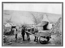 Old Irish Low-Back Car 1901.Artist: R Welsh