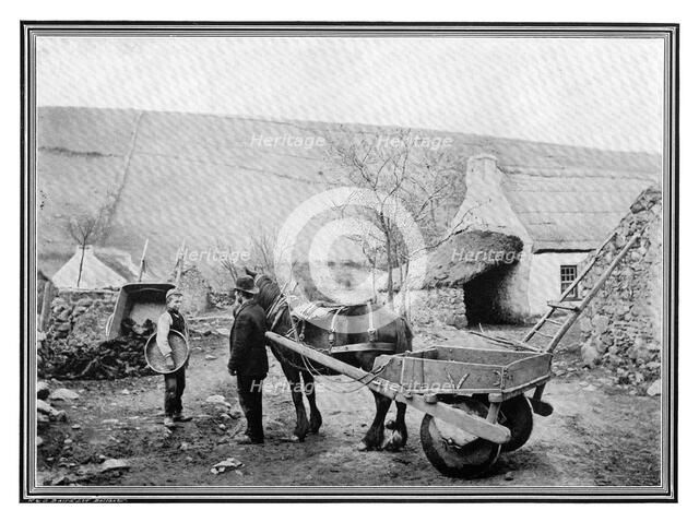'Old Irish Low-Back Car', 1901.Artist: R Welsh