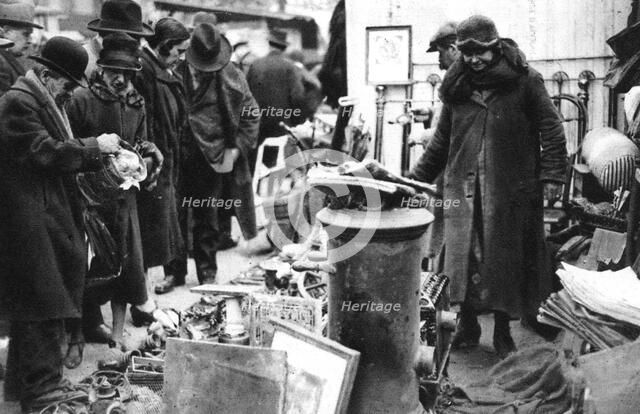 Old Iron Fair on the Boulevard Richard Lenoir, Paris, 1931.Artist: Ernest Flammarion