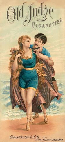 Old Judge Cigarettes , 1880. Creator: Anonymous