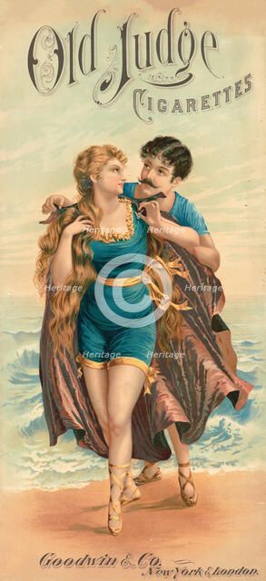 Old Judge Cigarettes , 1880. Creator: Anonymous.