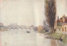 Old Kew Bridge 1899, (1914). Artist: James S Ogilvy
