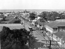 Old King Street looking south, Kingston, Jamaica, c1905.Artist: Adolphe Duperly & Son