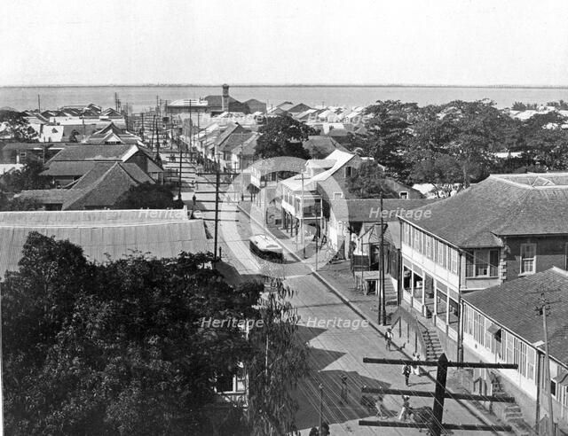 Old King Street looking south, Kingston, Jamaica, c1905.Artist: Adolphe Duperly & Son